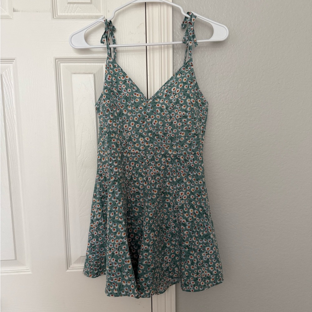 Floral Green Sundress